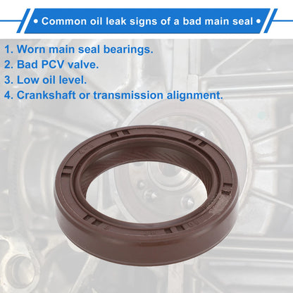 1 x Front Crankshaft Oil Seal Main Seal for Chevrolet Aveo (2004-2008)