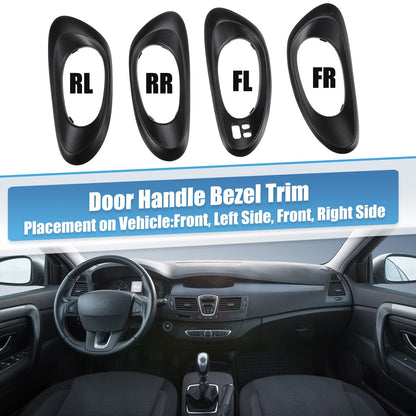 Set Interior Left Right Side Handle Cover for Chevy Trailblaze (2002-2009)