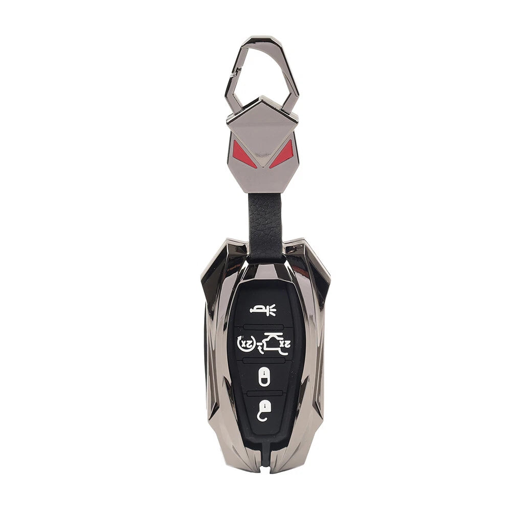 Remote Key Shell Case Black for Dodge Ram 1500 Pickup (2019-2023)