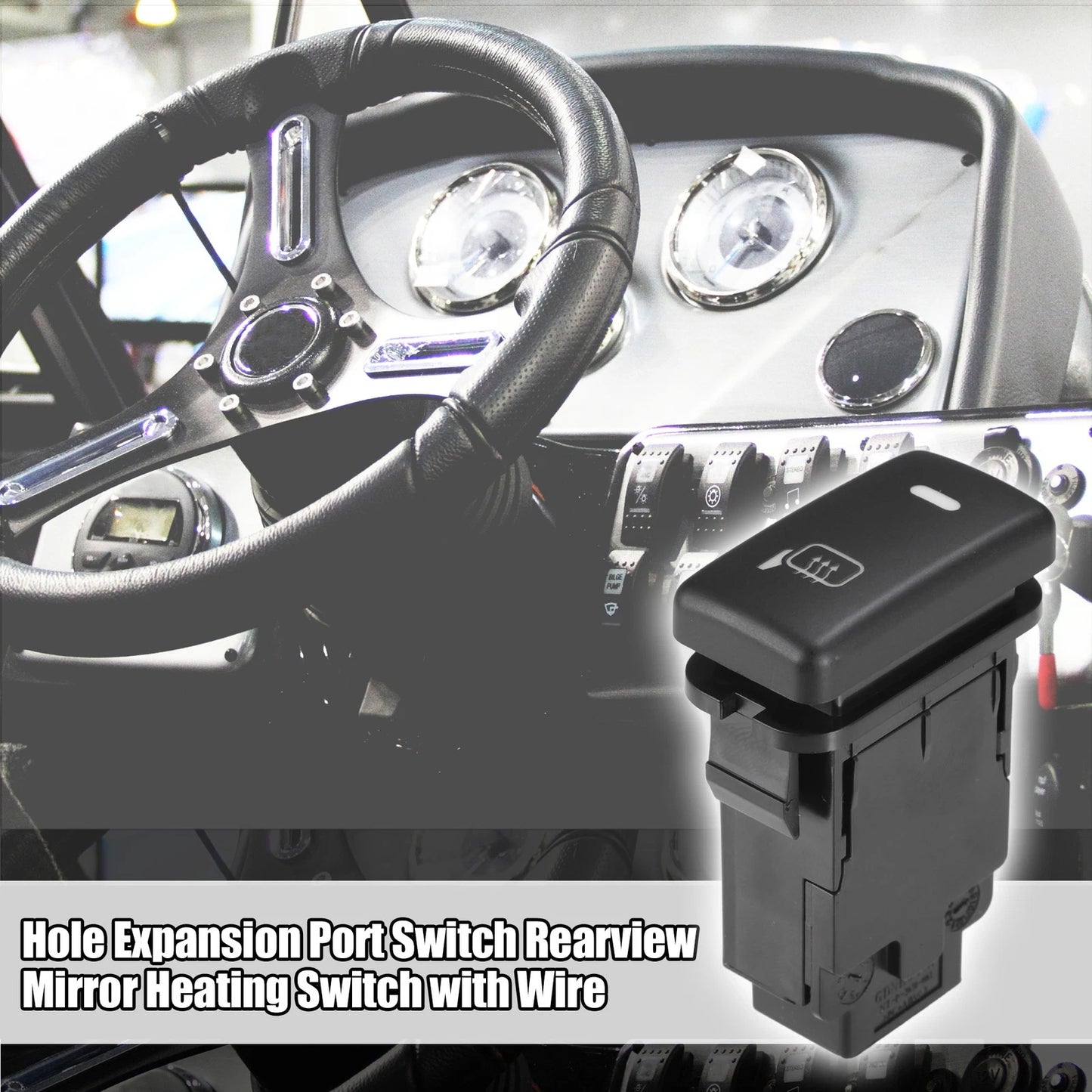 Expansion Port Switch / Rearview Mirror Heating Switch for Toyota Alphard
