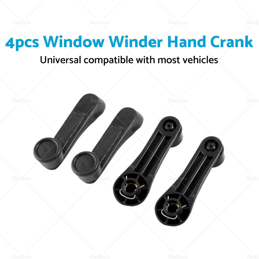 4 x Universal Auto Window Cranks Manual Winder Handles for Car Truck