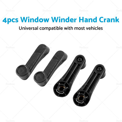 4 x Universal Auto Window Cranks Manual Winder Handles for Car Truck