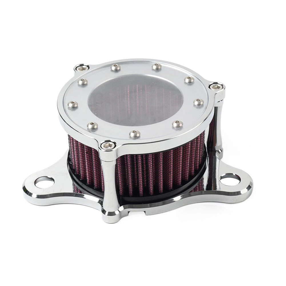 Red Air Cleaner Intake Filter Kit for Harley Sportster 1200 XL883 48 (1991-2021)