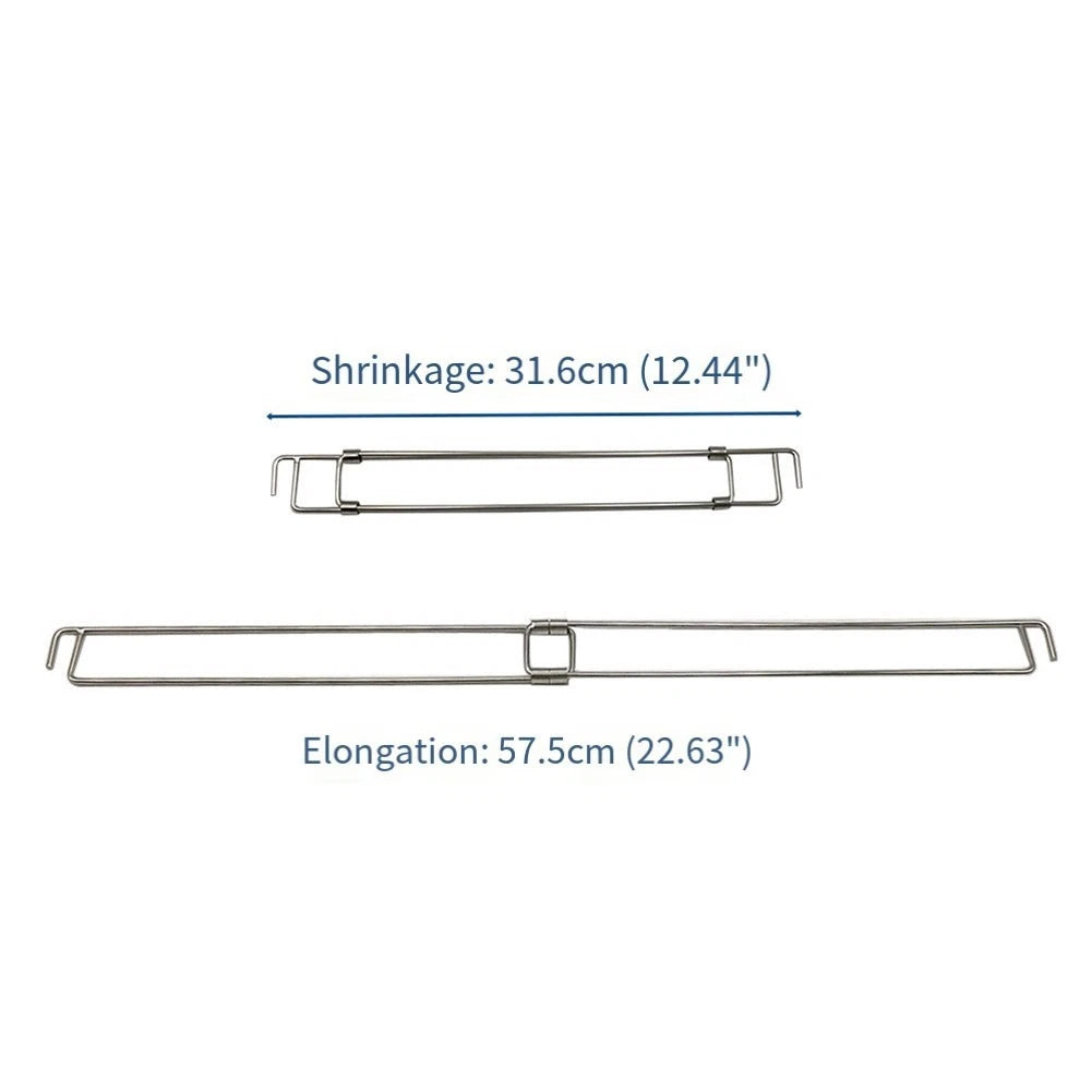 4 x Fridge Organization Bar Set for RV