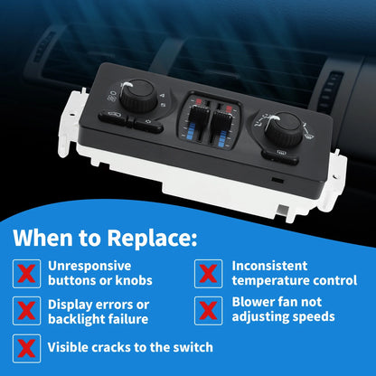A/C Heater Climate Control Module for Avalanche Silverado Suburban