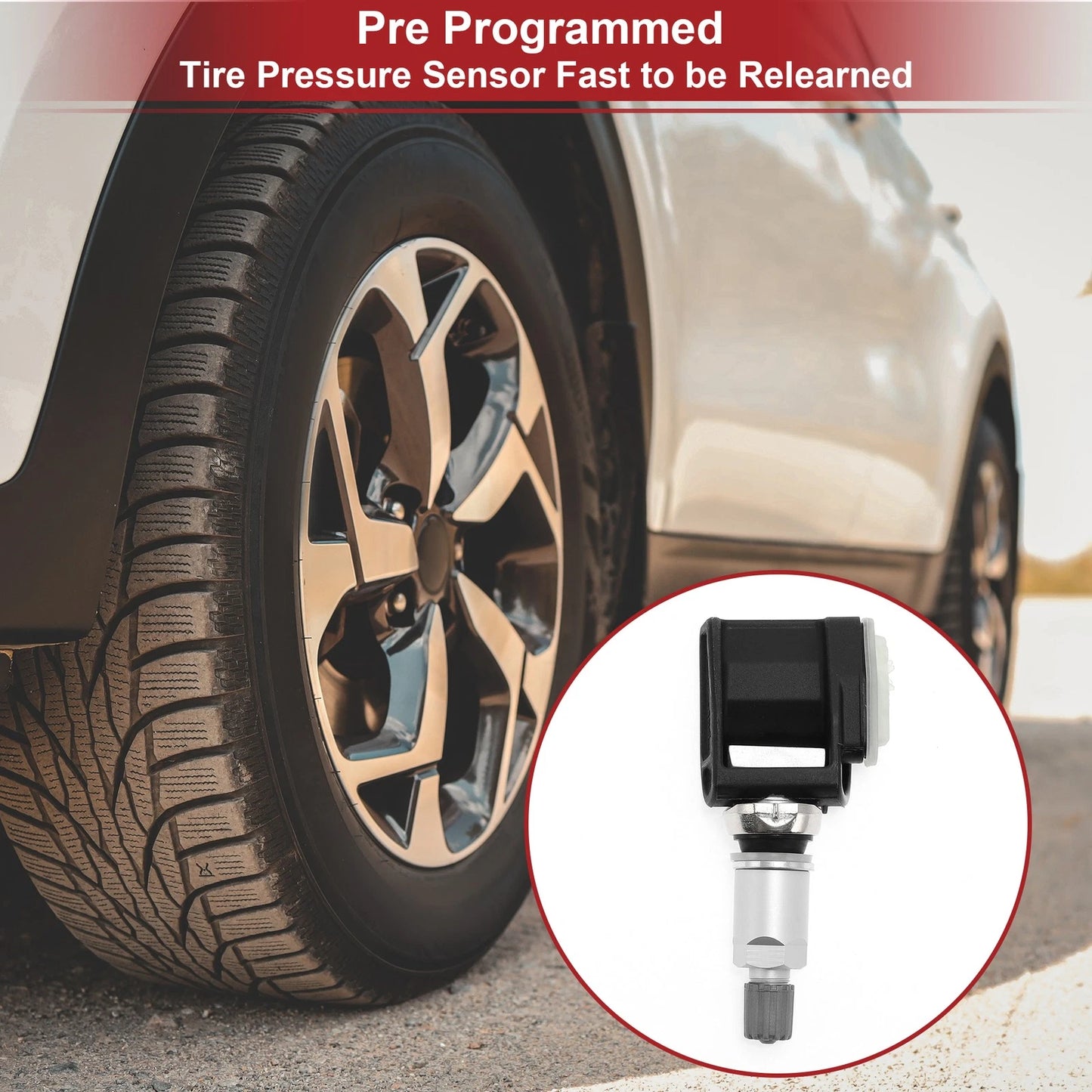 Tire Pressure Sensor 433MHz for Mercedes-Benz S500 S580 (2022-2023)