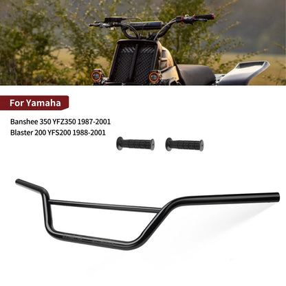 Handlebar w/ Grips for Yamaha Banshee 350 YFZ350 Blaster 200 YFS200(1987–2001)