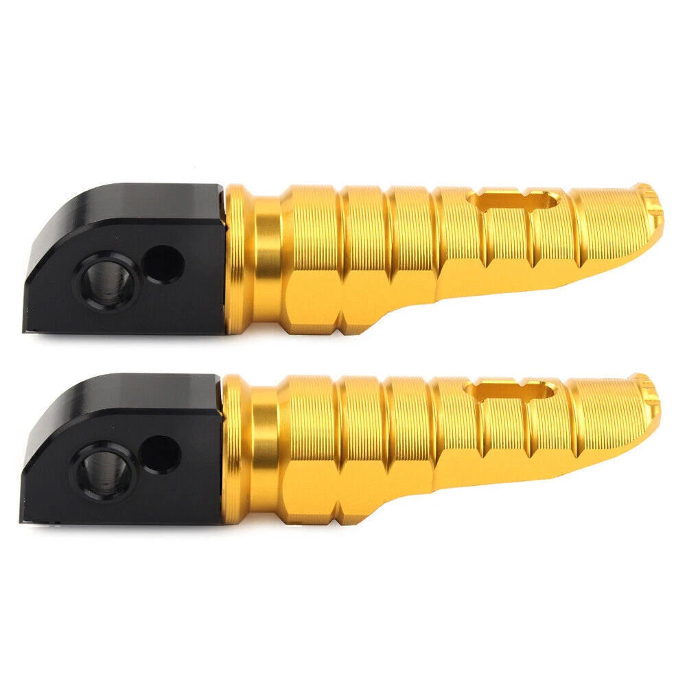 Gold Aluminum Rear Footrests for Street Scrambler 900 T100 T120 (2016-2023)