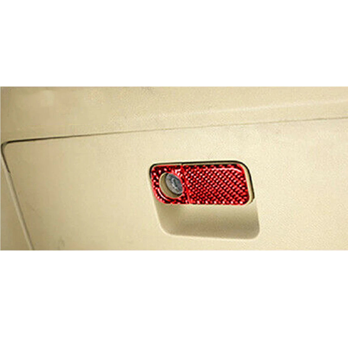Glove Box Handle Trim Cover for Honda CR-V 2007-2011 Carbon Fiber