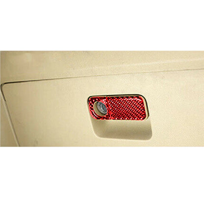 Glove Box Handle Trim Cover for Honda CR-V 2007-2011 Carbon Fiber