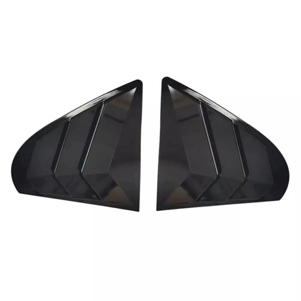 Gloss Black Side Vent Window Louver Cover Trim for Mitsubishi Lancer EVO (09-16)