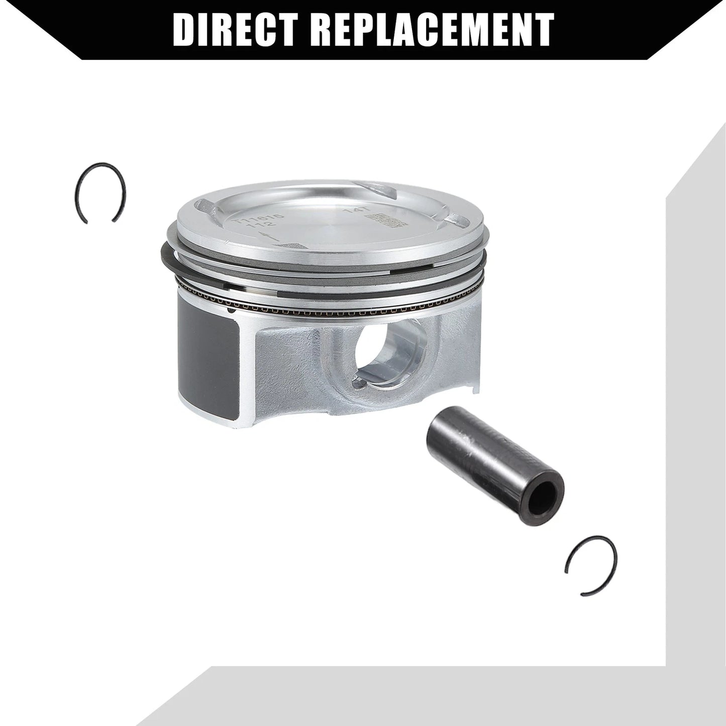 Engine Piston and Pin Snap Ring for Chevrolet Cruze 1.4L L4 (2011-2016)