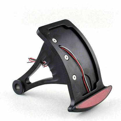 Black Billet License Plate Bracket for Bobber F2