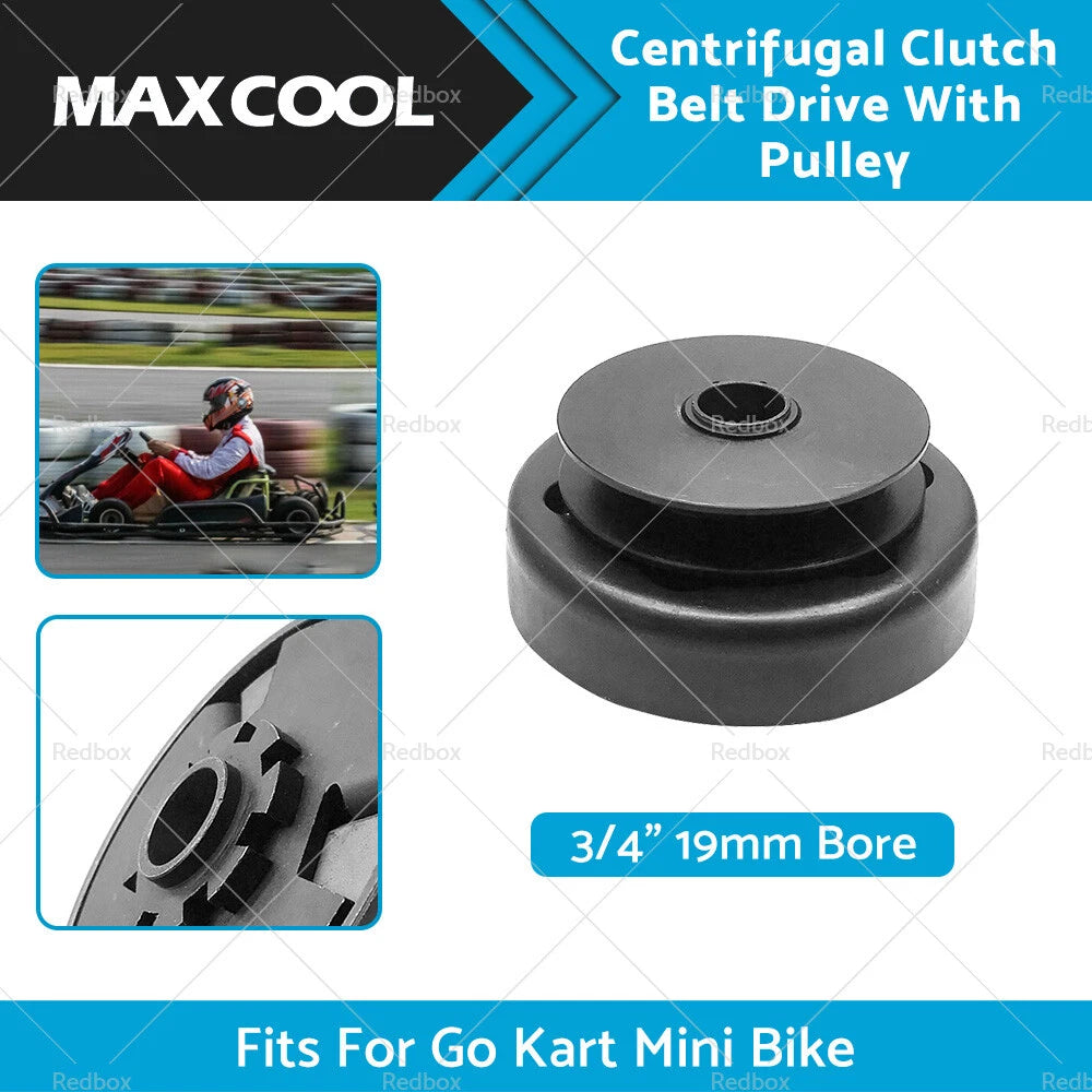 3/4" Bore Centrifugal Clutch with Pulley for Go Kart Mini Bike Parts