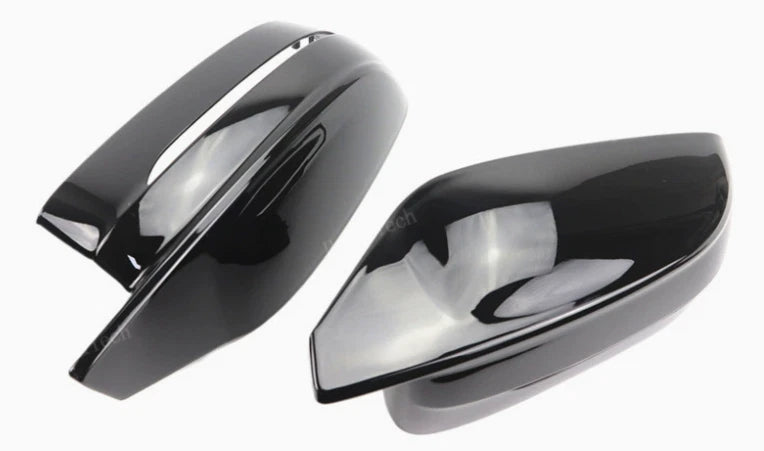 Gloss Black M Style Wing Mirror Covers for BMW 3 Series M340i (2019–2025)