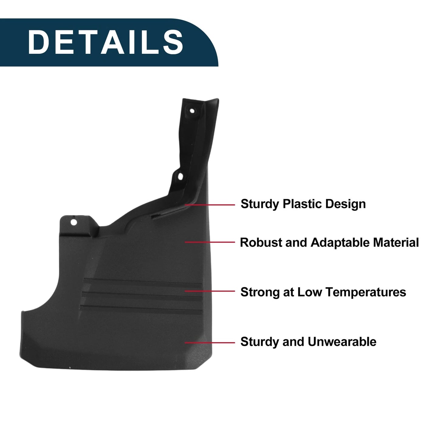 Mud Flaps Splash Guards 1 Set for Toyota Land Cruiser FJ70/LC79