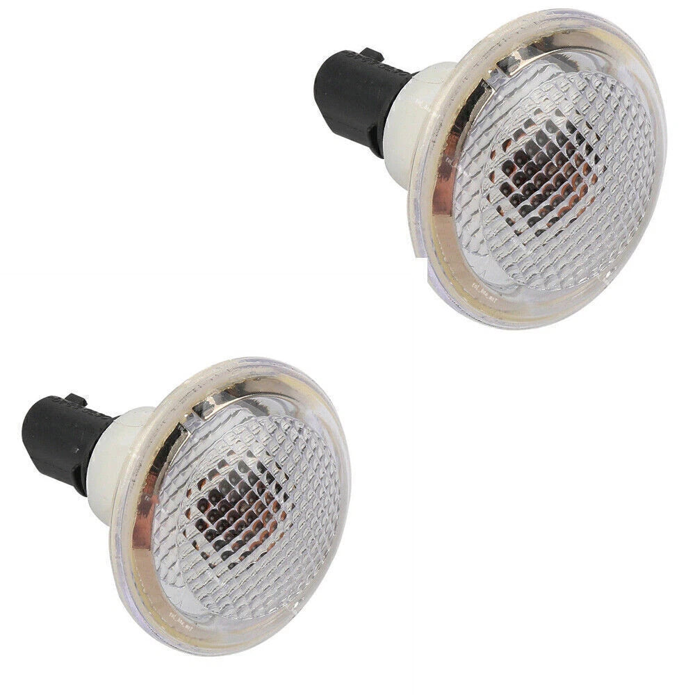 2 x Clear Side Fender Marker Lights for LAND ROVER RANGE ROVER (2003-2012)