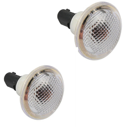 2 x Clear Side Fender Marker Lights for LAND ROVER RANGE ROVER (2003-2012)