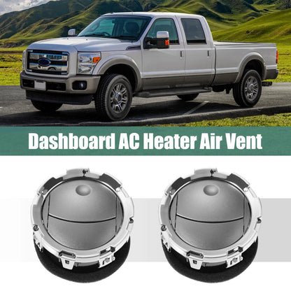 2 x Front Dashboard AC Heater Air Vents for Ford F-250 F-350 (2011-2015)
