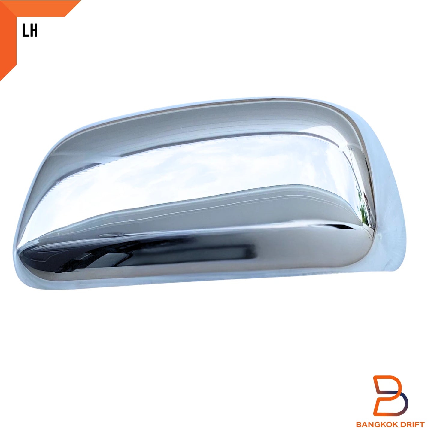 Left Chrome Outer Mirror Cover for Toyota Hilux Ute Vigo (2005-2014)