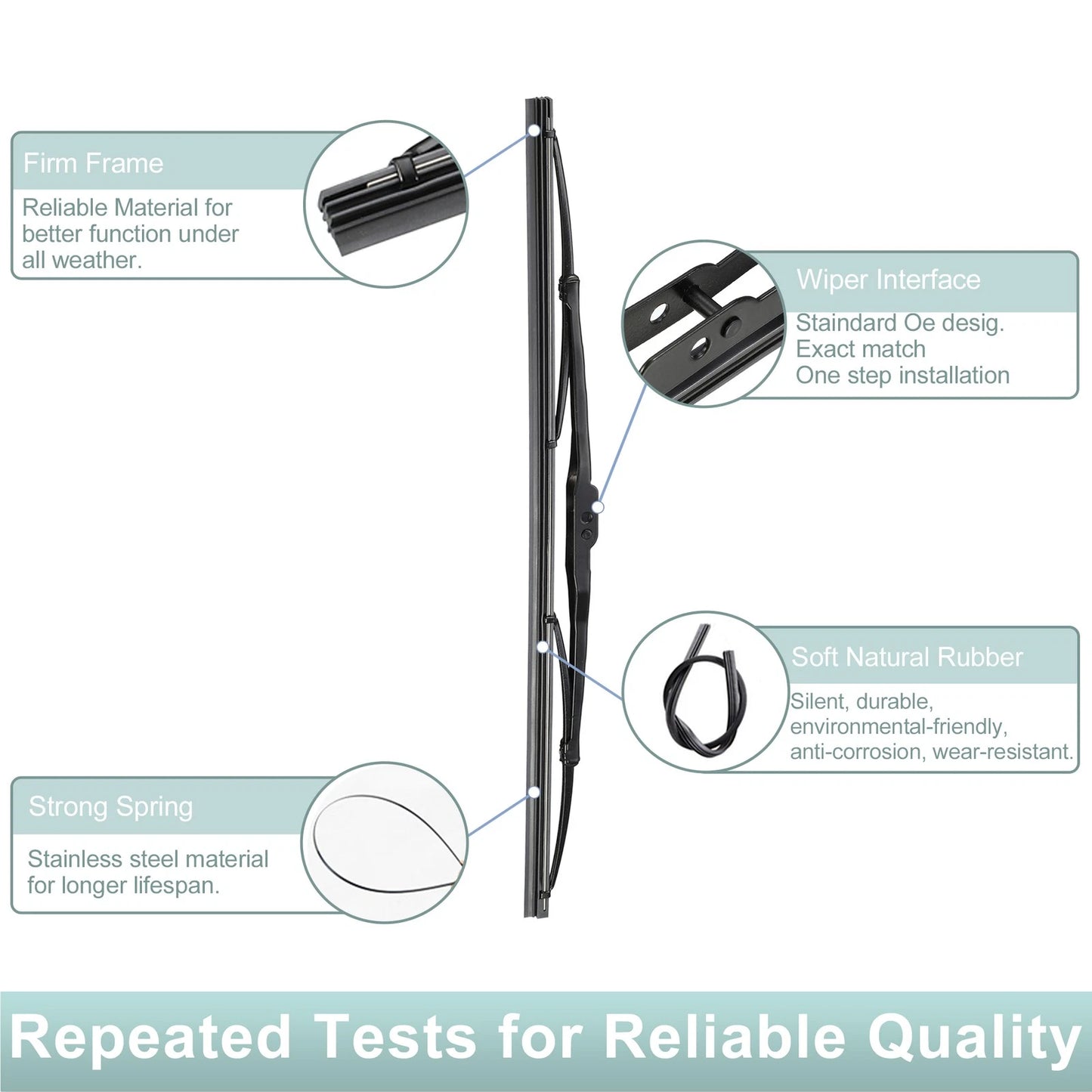Rear Wiper Blade Arm Set for Porsche Cayenne (2003-2010)
