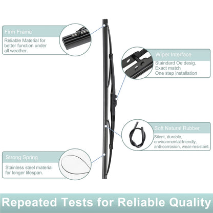 Rear Wiper Blade Arm Set for Porsche Cayenne (2003-2010)