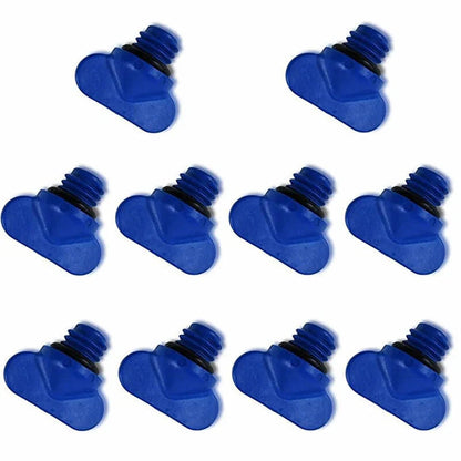 10Pcs Drain Plug Screws for MerCruiser 22-806608A02/18-4226 Blue