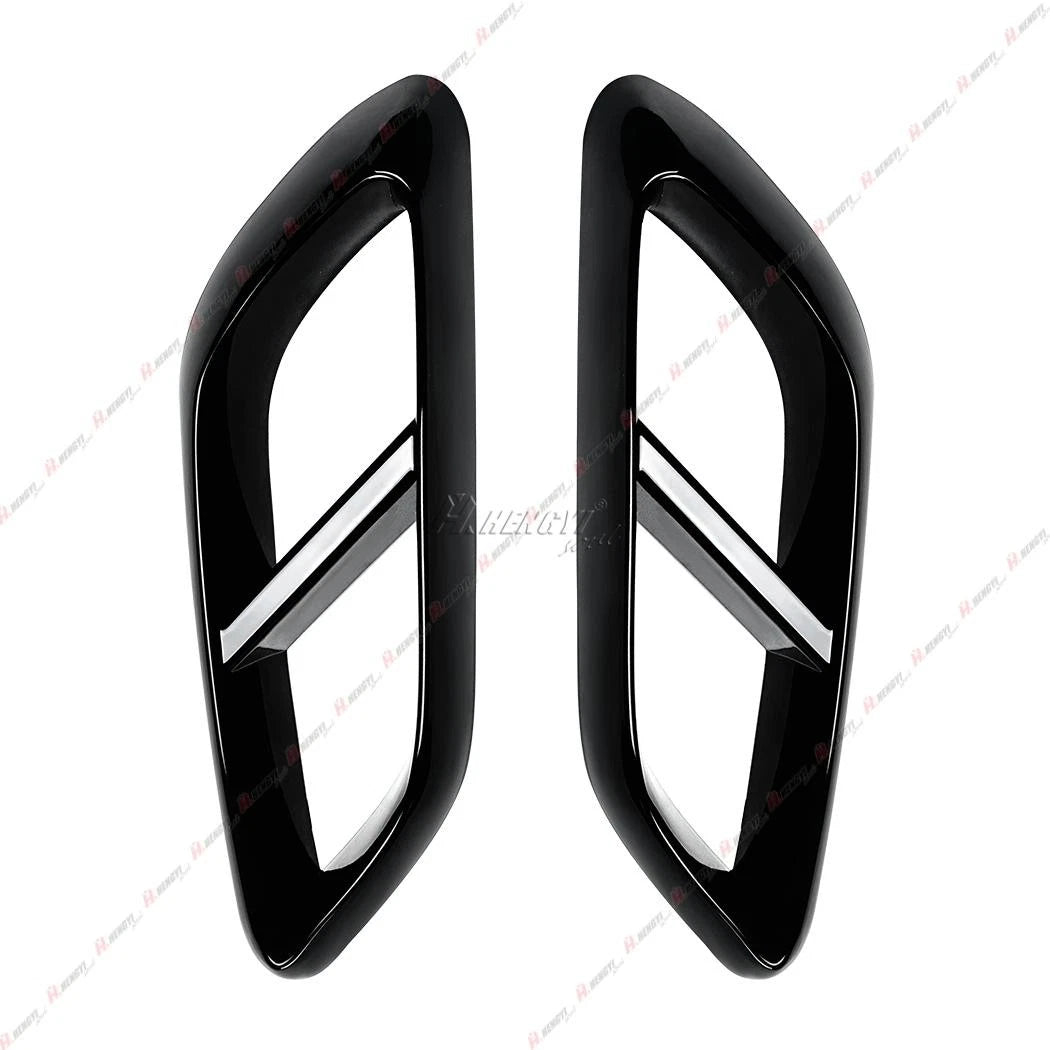 Gloss Black Rear Exhaust Tip Cover for Mercedes E-Class AMG-Line Sedan