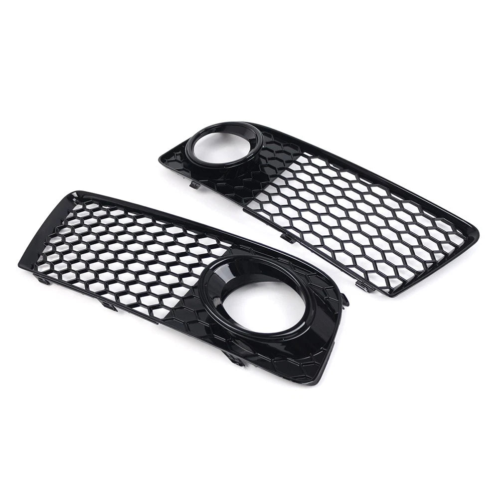 Glossy Black Honeycomb Fog Light Grille for Audi TT (2009-2014)