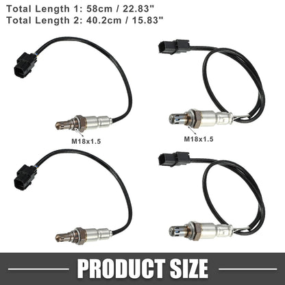 4 x O2 Oxygen Sensors for Honda Odyssey 2011-2013 V6 3.5L