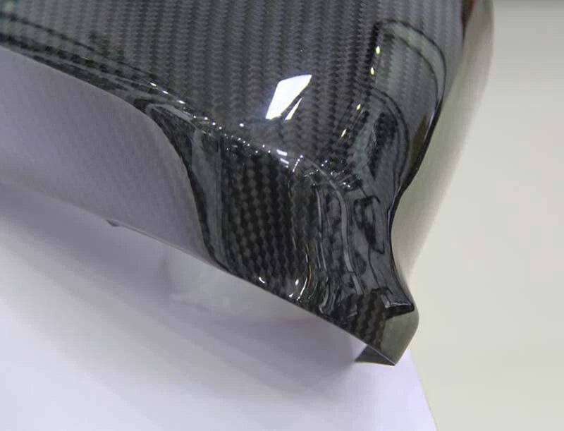 Real Carbon Fiber Add-on Side Mirror Cap Cover for Maserati GranTurismo GC 08-19