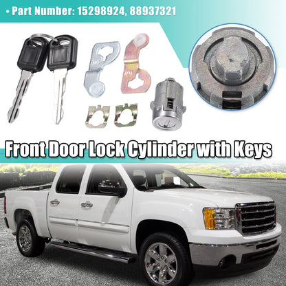 Door Lock Cylinder Driver Or Passenger Side for Chevrolet GMC