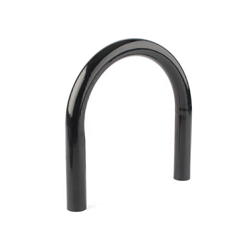 Black Stainless Steel Rear Seat Hoop Loop Frame Trim for Universal Cafe Racer