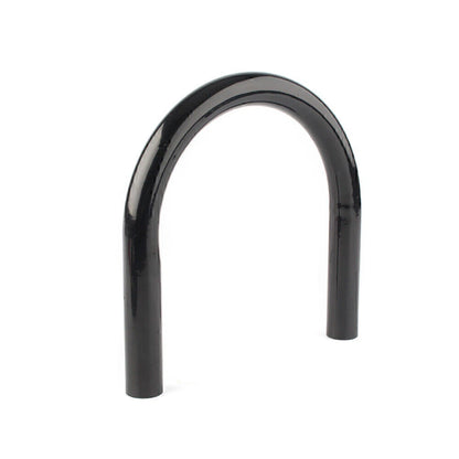 Black Stainless Steel Rear Seat Hoop Loop Frame Trim for Universal Cafe Racer