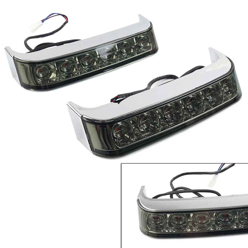 LED Saddlebag Run/Brake/Turn Light Lens for Harley 2009-2013