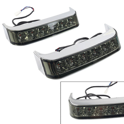 LED Saddlebag Run/Brake/Turn Light Lens for Harley 2009-2013