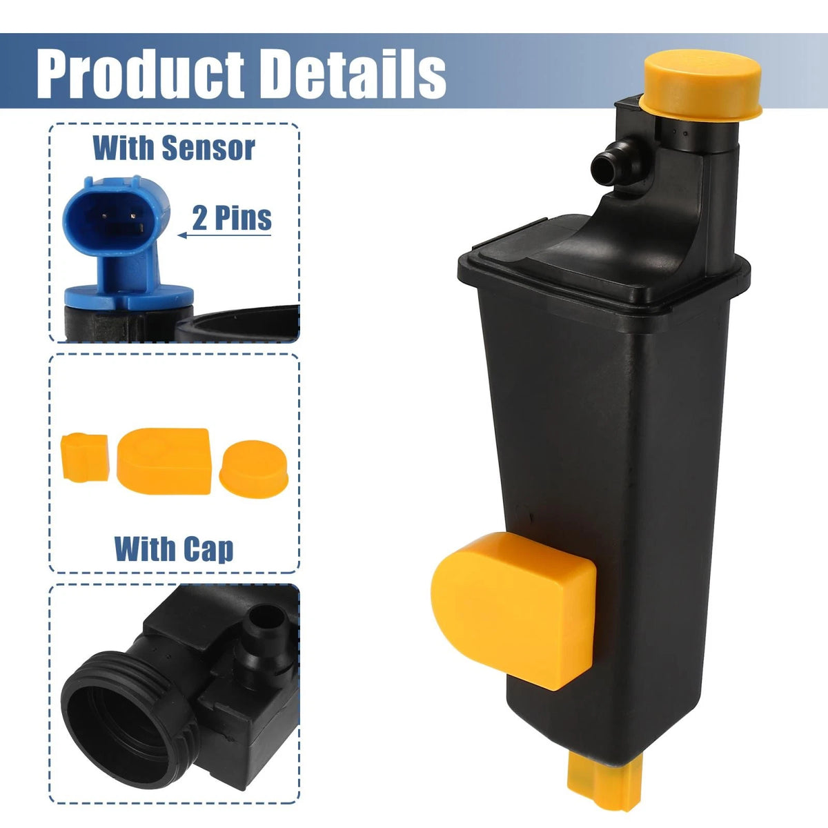 Coolant Radiator Reservoir Tank with Sensor for BMW X3 (2004-2008)