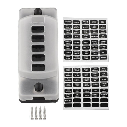 Compact Six Way Car & Boat Fuse Holder for Marine Applications