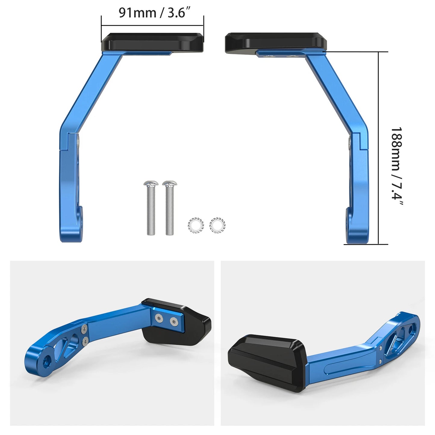 Bar End Hand Guards for Yamaha Tenere 700 (2020-2023)