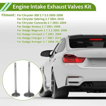 1 x Engine Intake Exhaust Valves Kit for Chrysler 300
