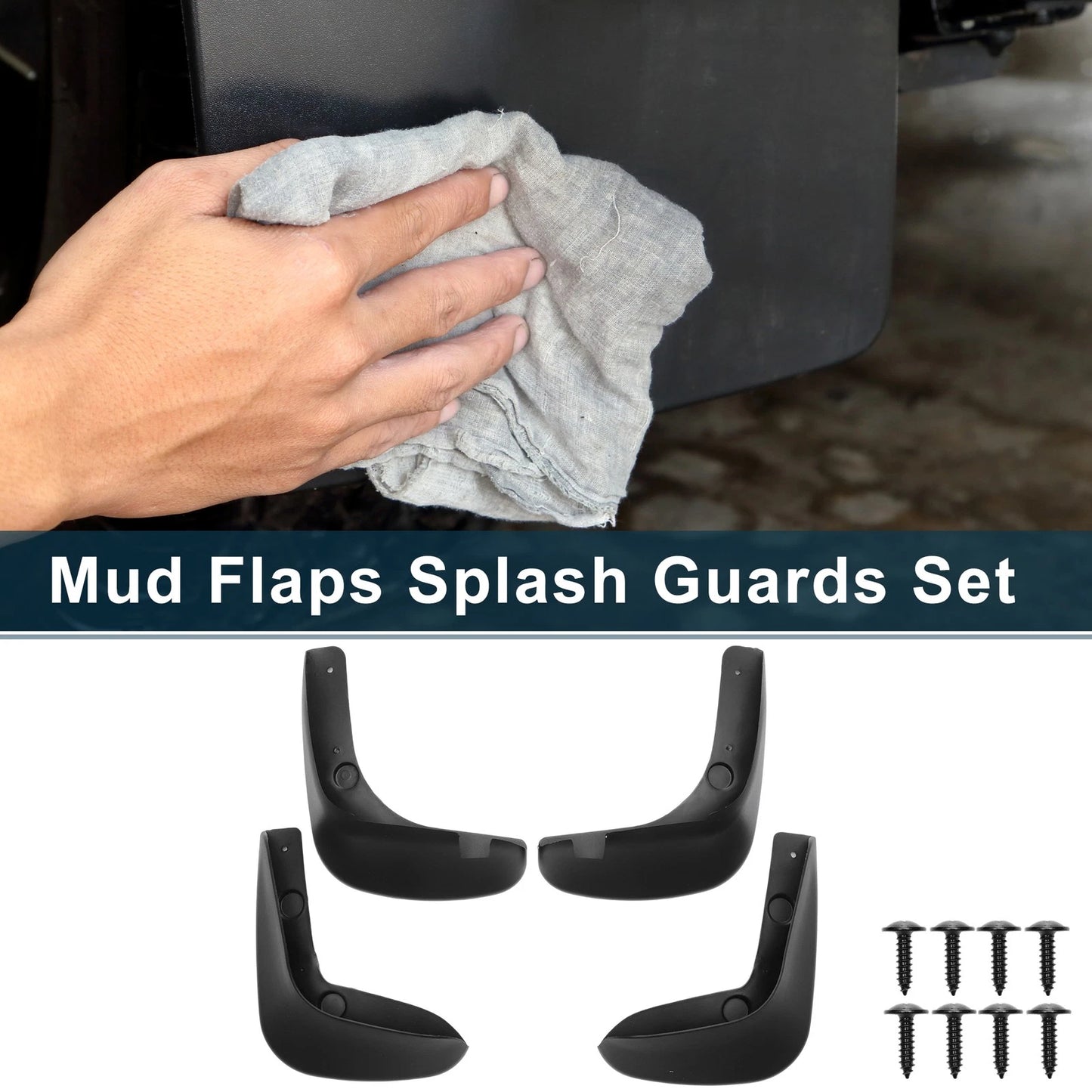 Mud Flaps Splash Guards for Suzuki Swift (2005-2010) 1 Set
