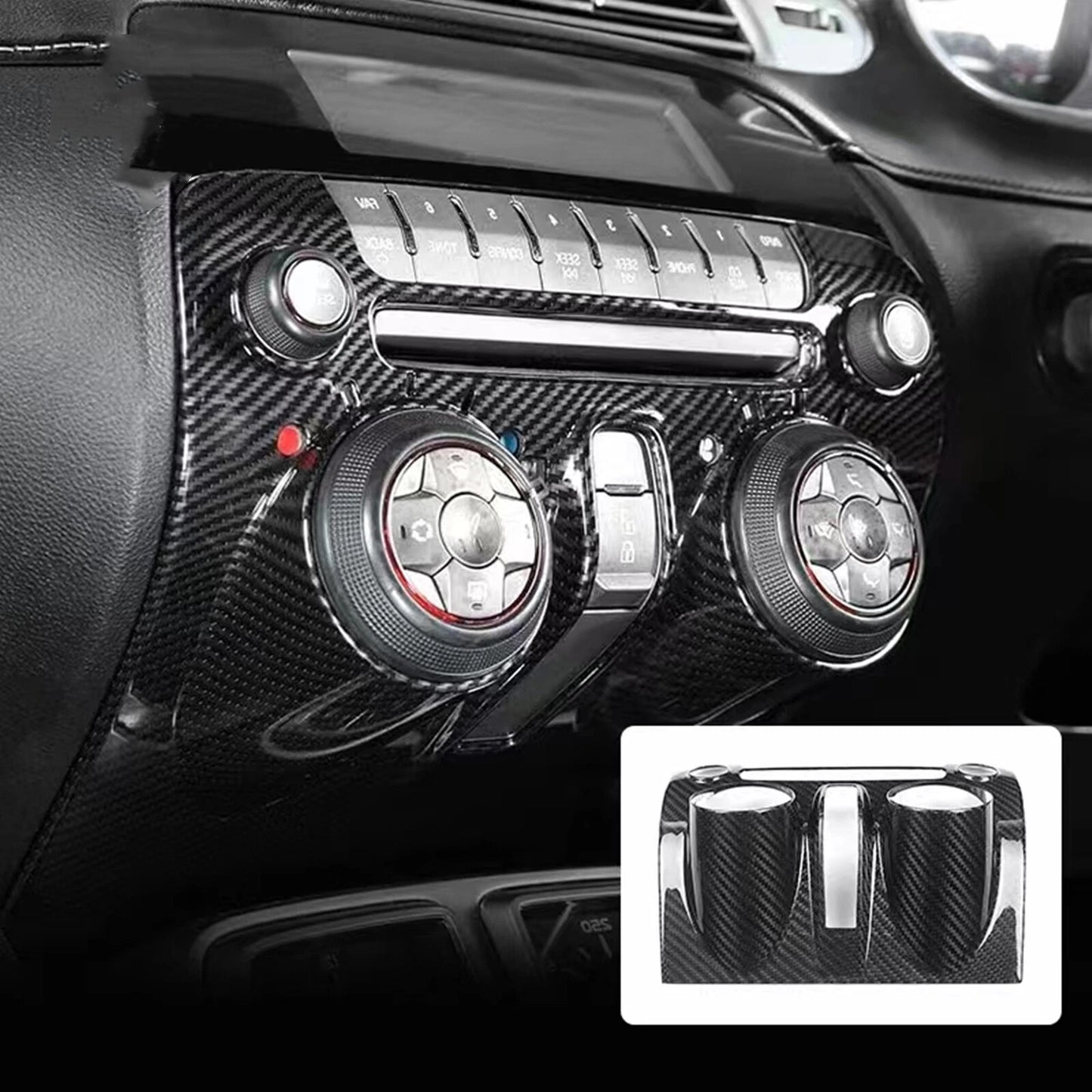 Center Console Panel Cover Trim for Chevrolet Camaro (2010-2015)