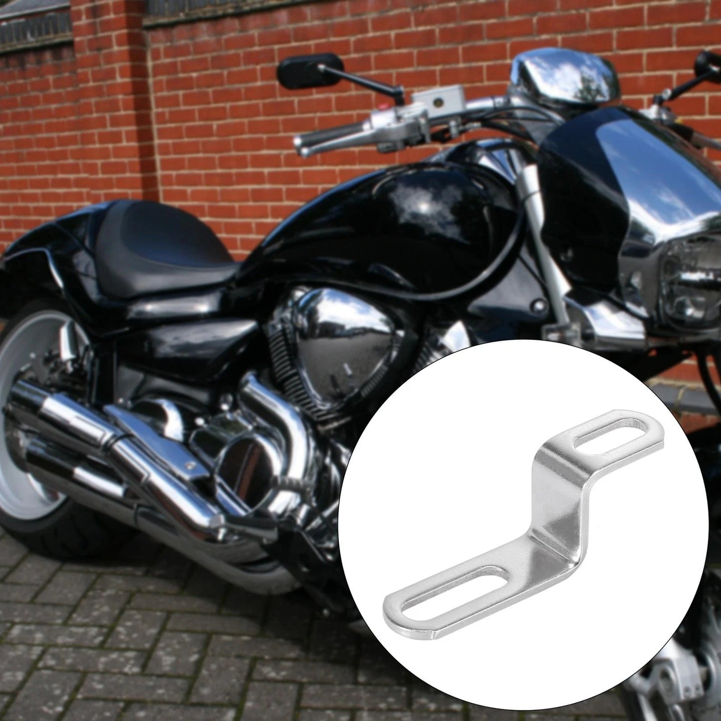 Bracket / 20mm 30mm 0.8in 1.18in / Z Shape Mounting Clamp for Motorcycle
