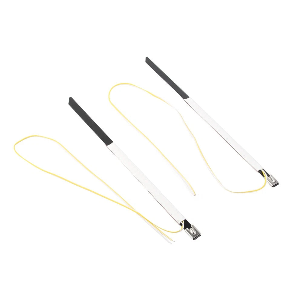 2 x LED Turn Signal Light Strips for Motorcycle Bike - Amber