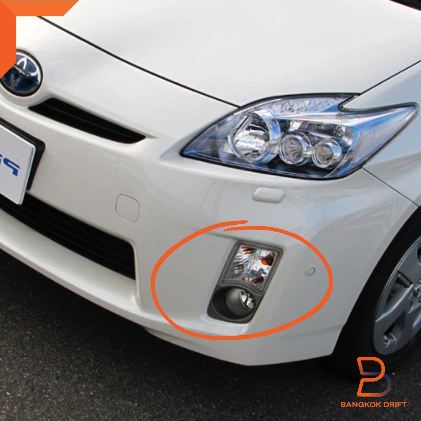 Fog Lamp Spot Light for Toyota Prius XW30 (2009-2011)