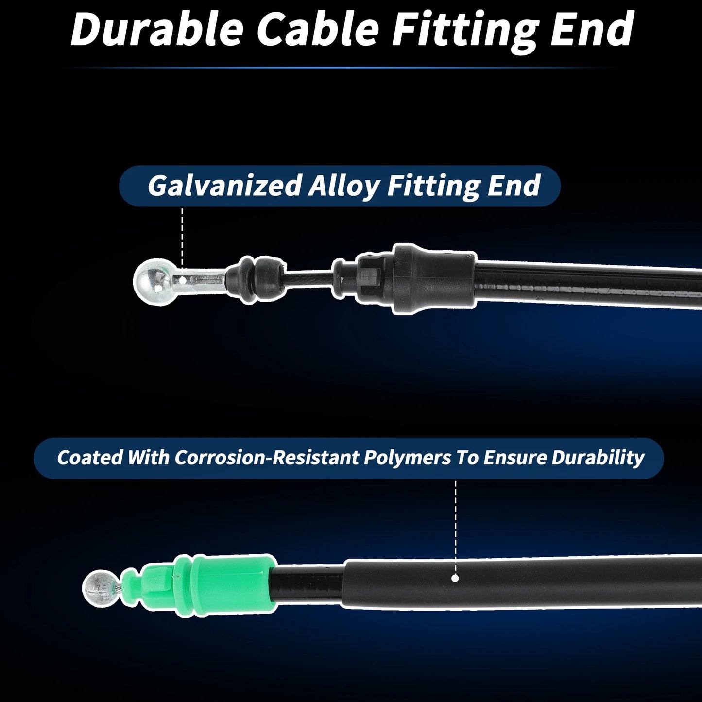 Car Rear Handbrake Cables for Renault Trafic II, Nissan Primastar (2001-2014)