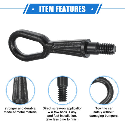 Tow Hook for BMW X3 E83 & X5 E53 Front Rear Bumper Towing (2004-2010)