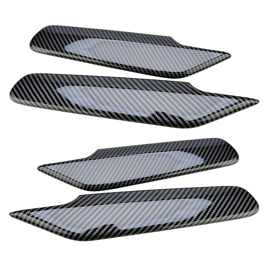 Carbon Fiber Style Interior Door Armrest Panel Covers for Honda Civic (2022-2023)