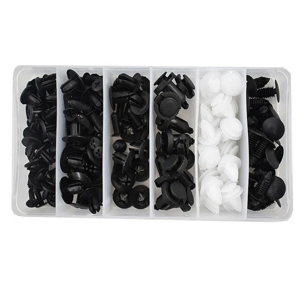 100Pcs Body Push Retainer Pins for Bumper Door Trim Panel Fasteners