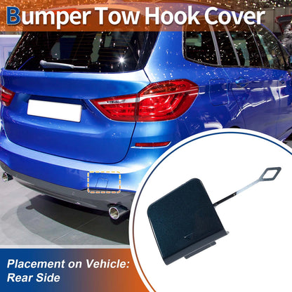 Rear Tow Hook Cover for BMW 2 Series F45 (2014-2021) - Midnight Blue